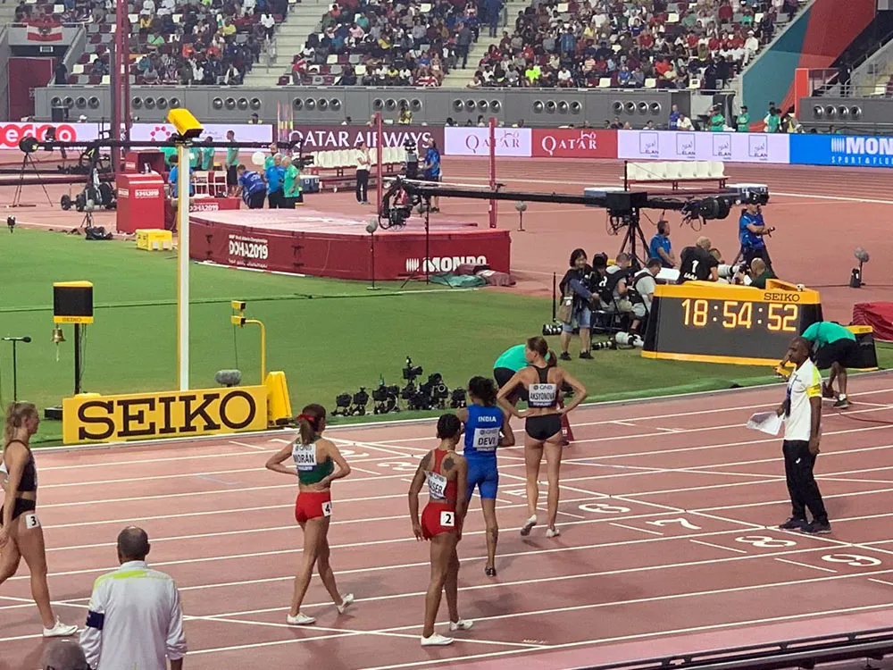 Paola Mor&aacute;n competencia mundial Doha, Qatar