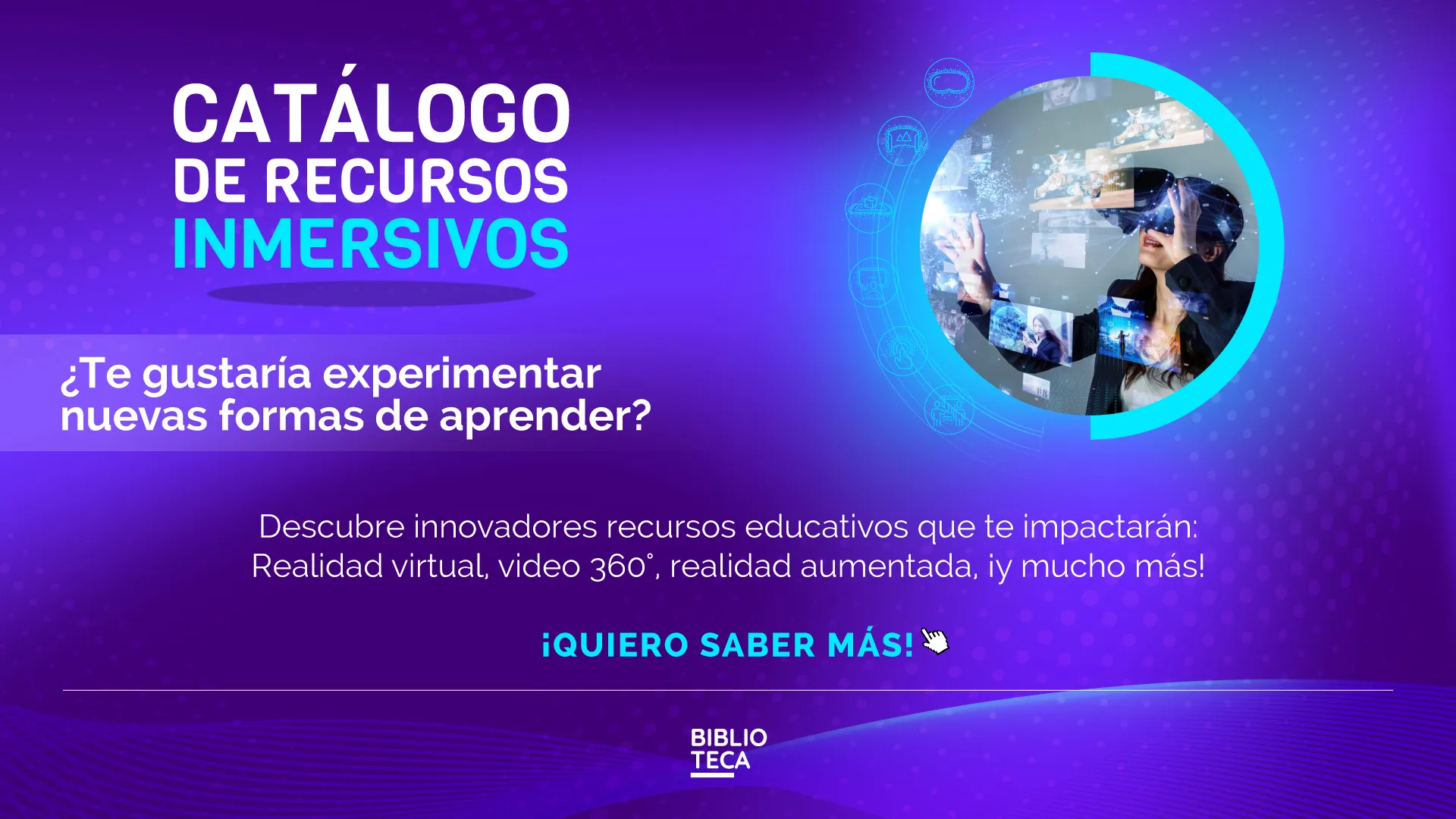 Catálogos inmersivos para estudiantes 