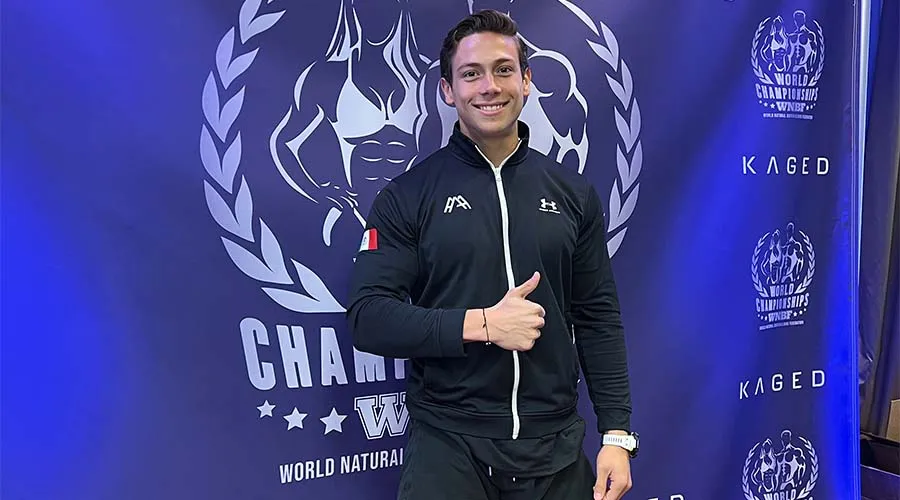 Arturo Aguilar particip&oacute; en WNBF 2022 y consigui&oacute; ser subcampe&oacute;n mundial