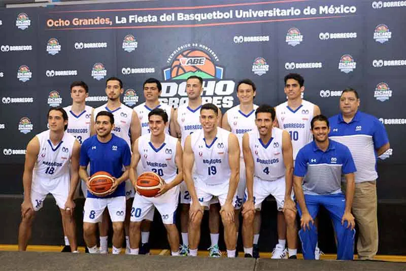 Los Borregos de Monterrey de basquetbol fueron el equipo con mejor r&eacute;cord en la Liga ABE