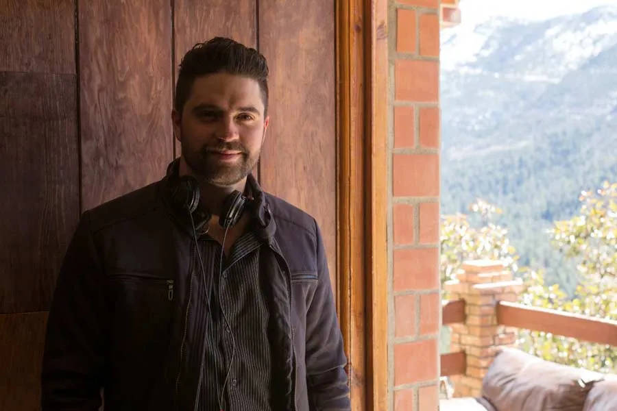 Carlos Algara, EXATEC, durante la filamci&oacute;n de su pel&iacute;cula Ver&oacute;nica