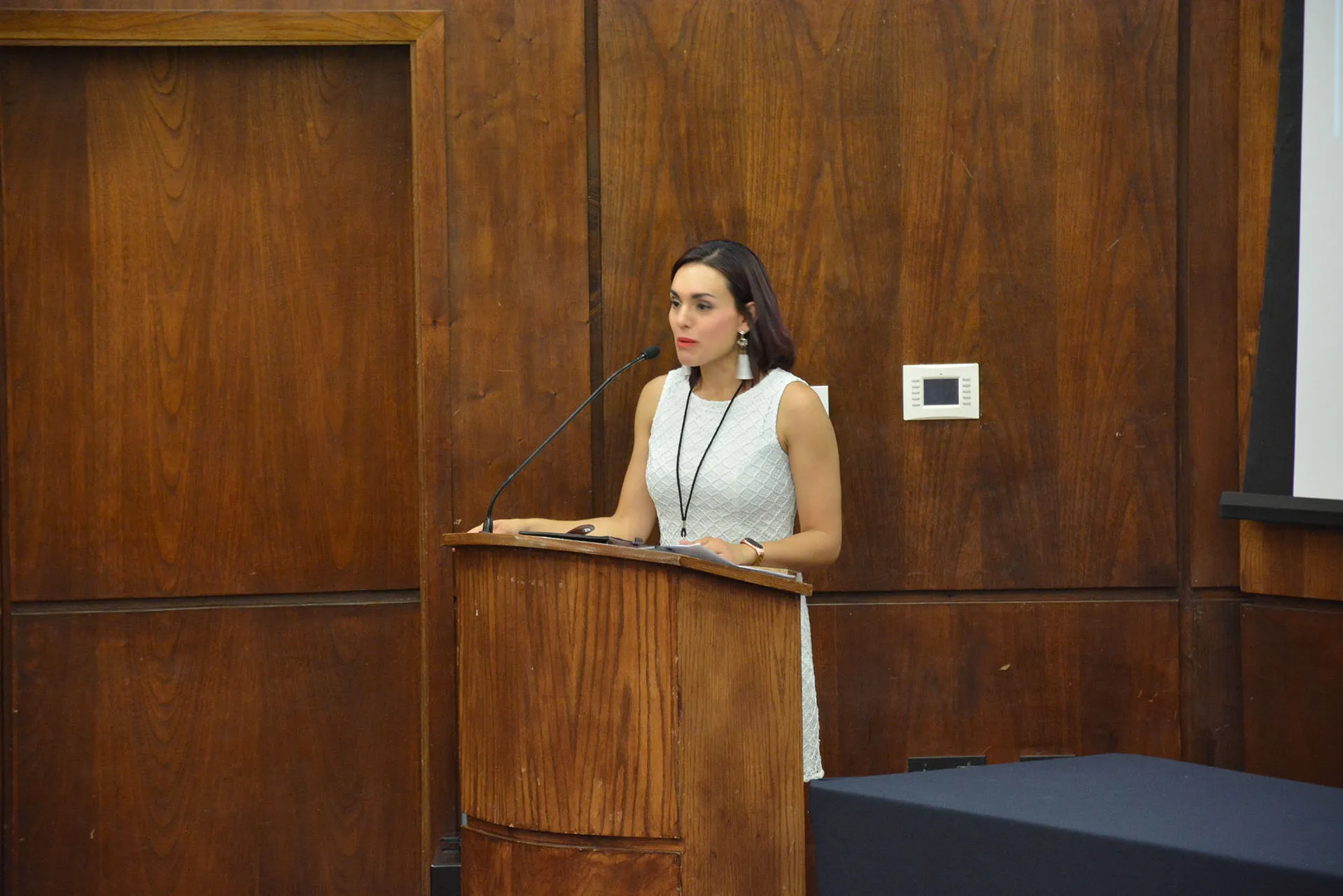 Dra. Silvia Montes en discurso de inauguraci&oacute;n