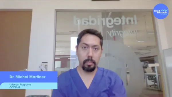 Dr. Michel Mart&iacute;nez, l&iacute;der del programa COVID-19 de TecSalud.