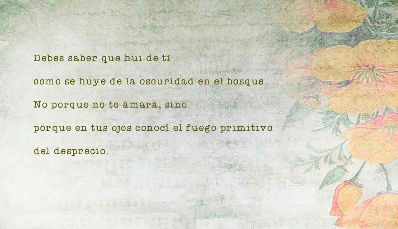 Fragmento del poemario "Si te llega este ba&uacute;l pap&aacute;"