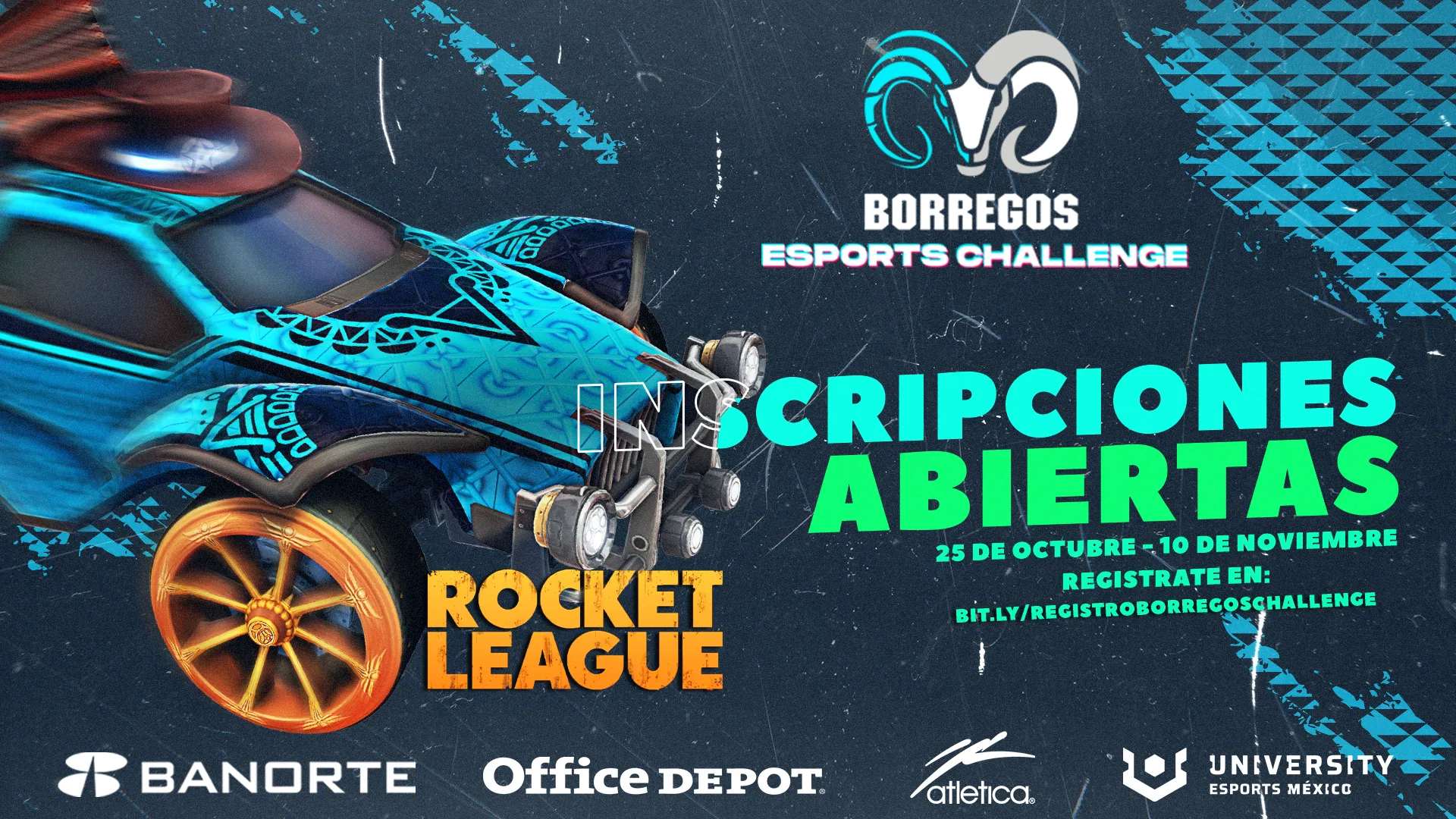 Inscripciones Borregos Esports Challenge