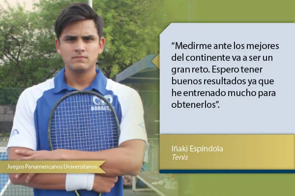 I&ntilde;aki Esp&igrave;ndola, deportista del campus Monterrey