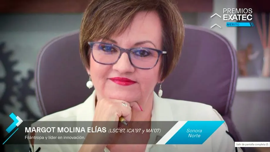 Margot Molina recibi&oacute; el Premio al M&eacute;rito EXATEC