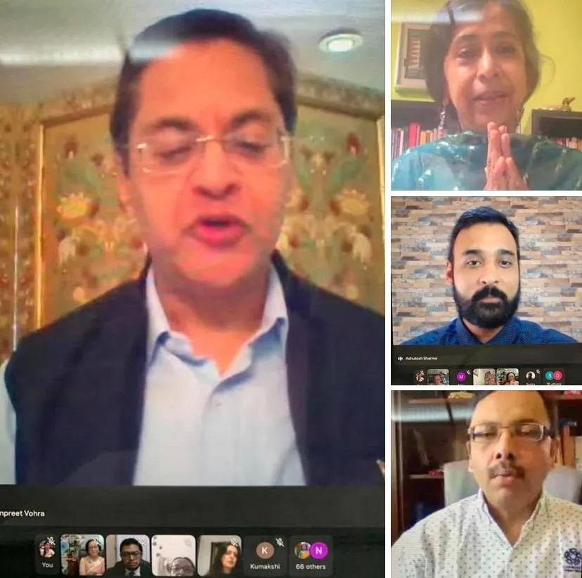 El Dr. Sharma aprovech&oacute; la ocasi&oacute;n para hablar sobre la innovaci&oacute;n y transformaci&oacute;n en la educaci&oacute;n: 