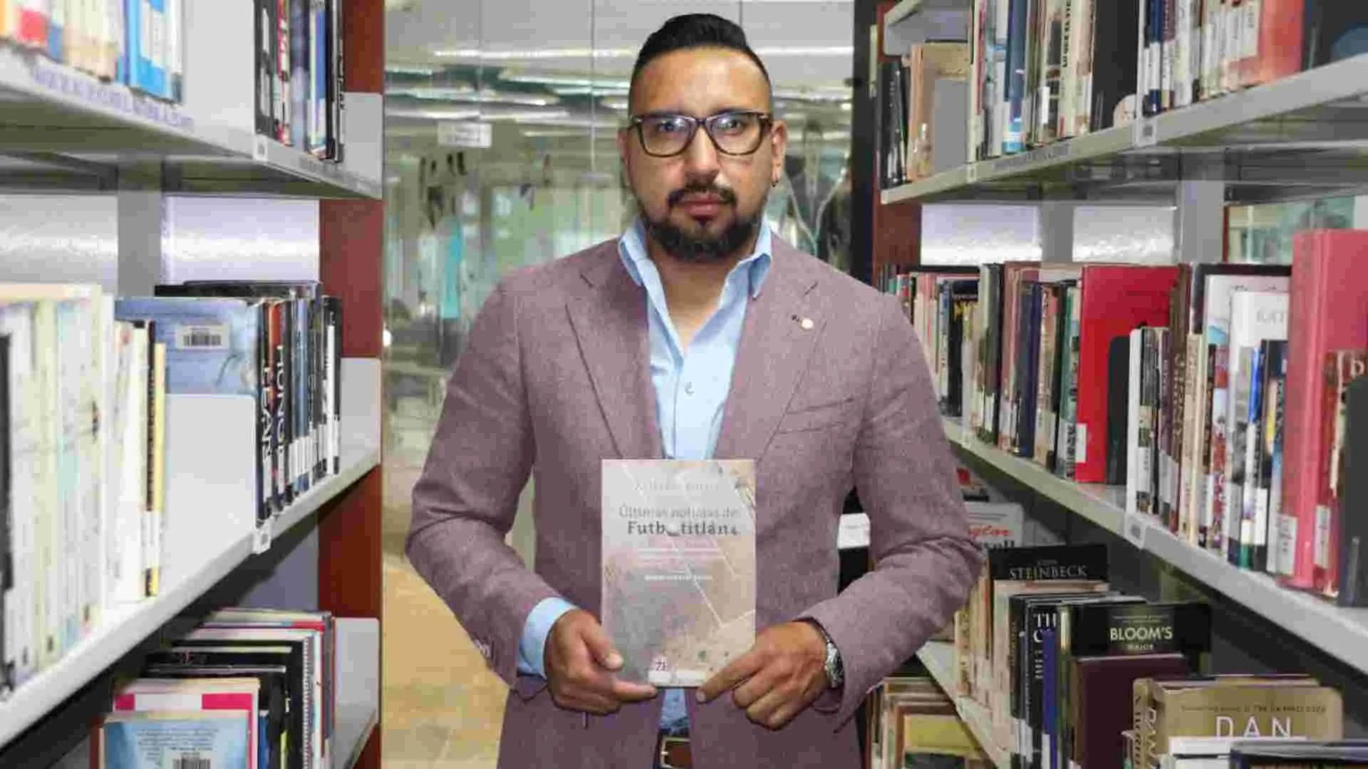 Salvador Garc&iacute;a, escritor, investigador y profesor de la Escuela de Humanidades del Tec campus San Luis Potos&iacute;.