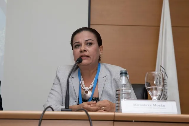 Mirosalva Mor&aacute;n, en el Encuentro Internacional