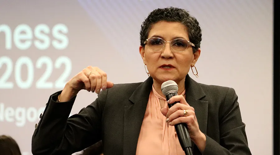 Alejandra Enr&iacute;quez estuvo presente en Business Hacks 2022 en TEc campus Laguna