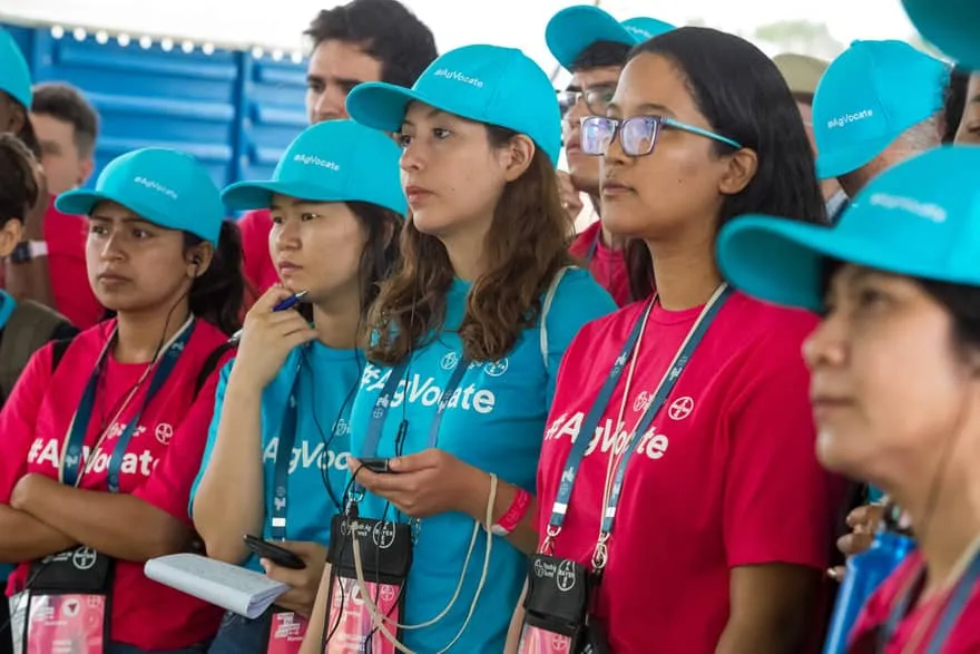 Alumna l&iacute;der en biotecnolog&iacute;a participa en Youth Ag Summit de Bayer 2019