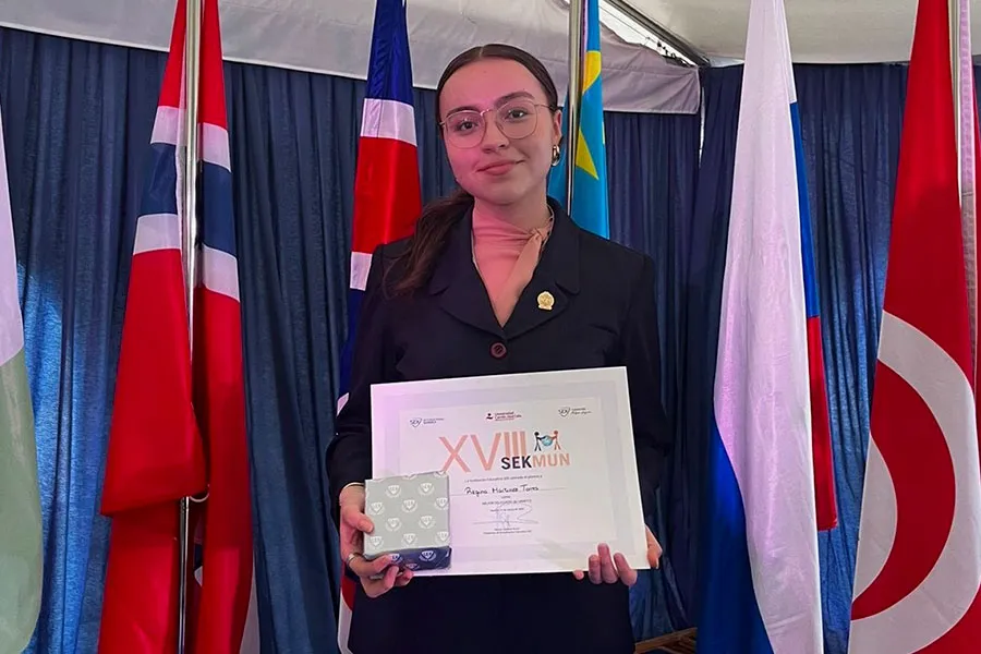 Reconocen a alumna de PrepaTec Laguna como mejor delegada en Modelo de las Naciones Unidas en Espa&ntilde;a