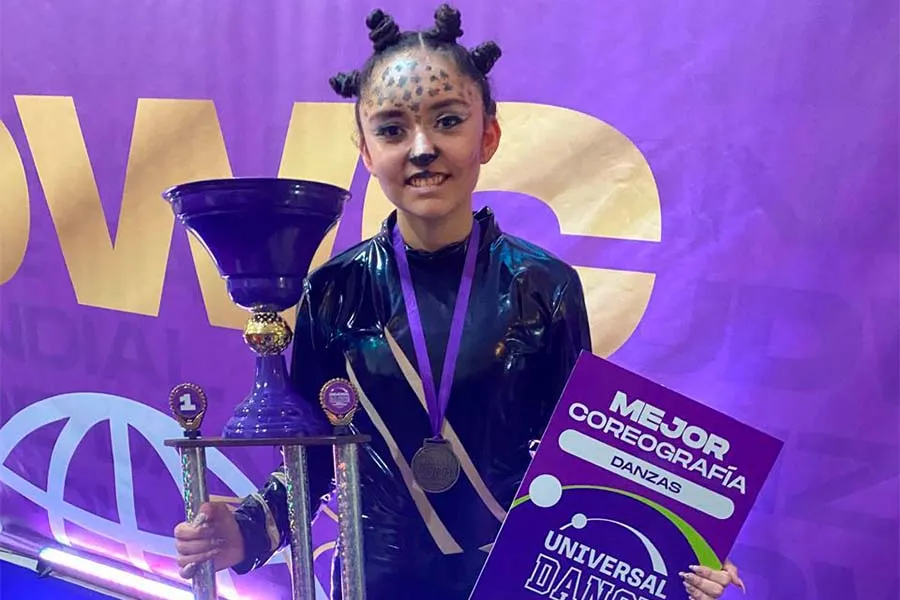 Celia, talento PrepaTec que brill&oacute; en Universal Dance Panam&aacute;
