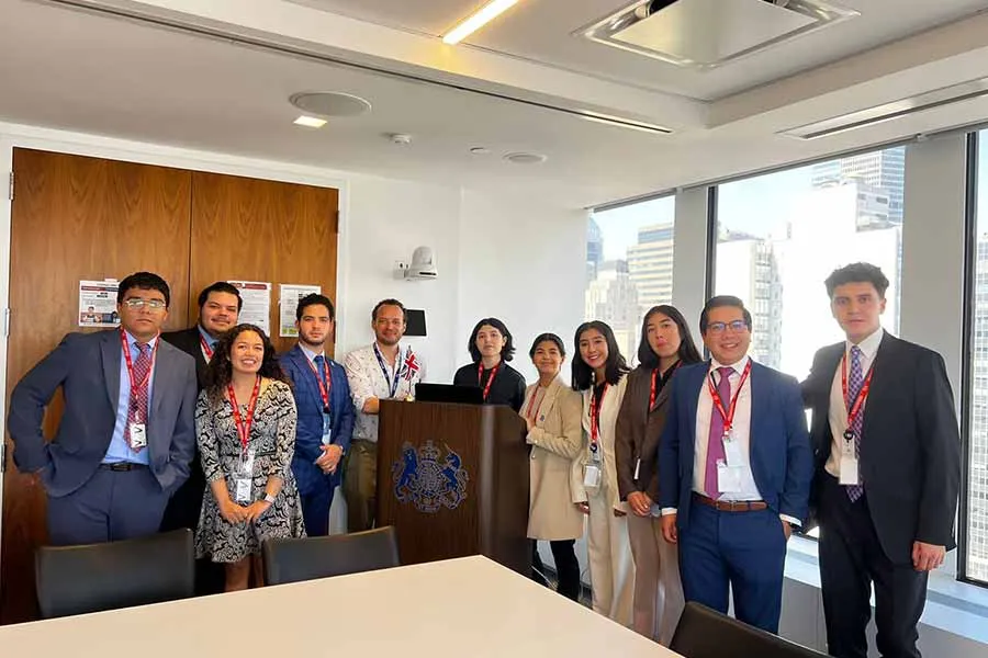 El estudiante de Ingenier&iacute;a Civil, particip&oacute; como vice secretario general del Global Mujeres Conference 2023 en Nueva York