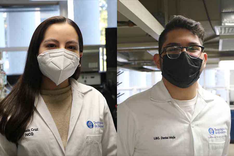 Estudiantes del campus Monterrey que participaron en Semana i de cremas cosm&eacute;ticas