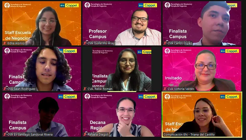 Estudiantes de la escuela de negocios del campus Cuernavaca obtuvieron primer lugar nacional en reto coppel 