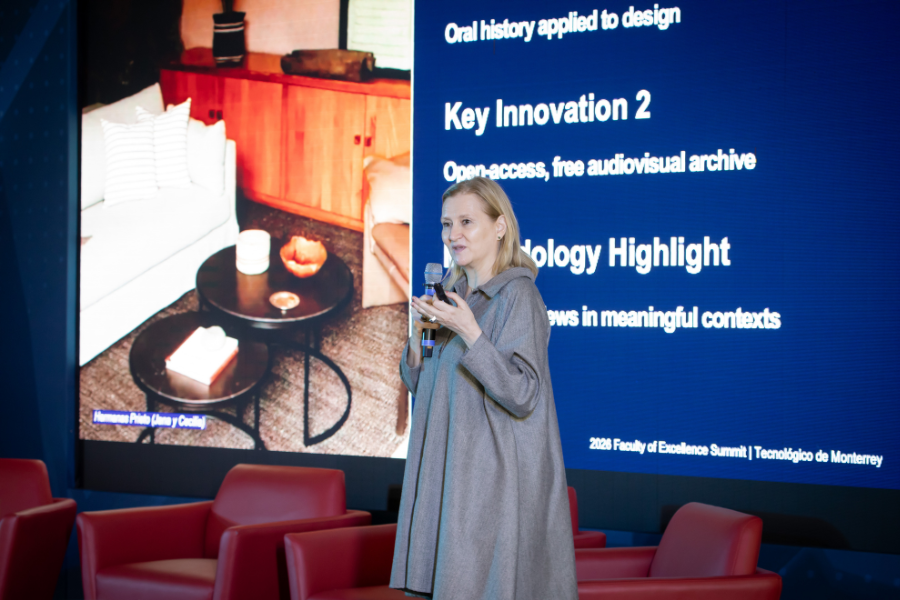 Ana Elena Mallet presentó su proyecto para crear un archivo digital abierto de historia oral del diseño latinoamericano.