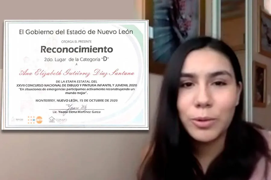 Ana Guti&eacute;rrez, alumna PrepaTec Eugenio Garza Lag&uuml;era