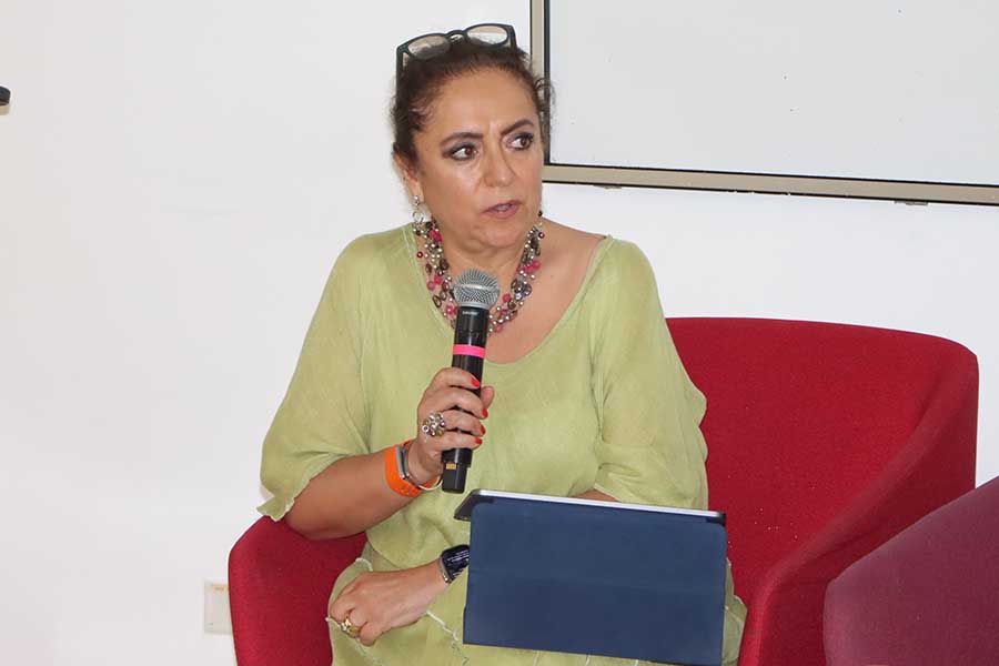Ana Olivia Ram&iacute;rez, consejera de Women Corporate Directors y Coppel, en el panel de mujeres en consejos de administraci&oacute;n.