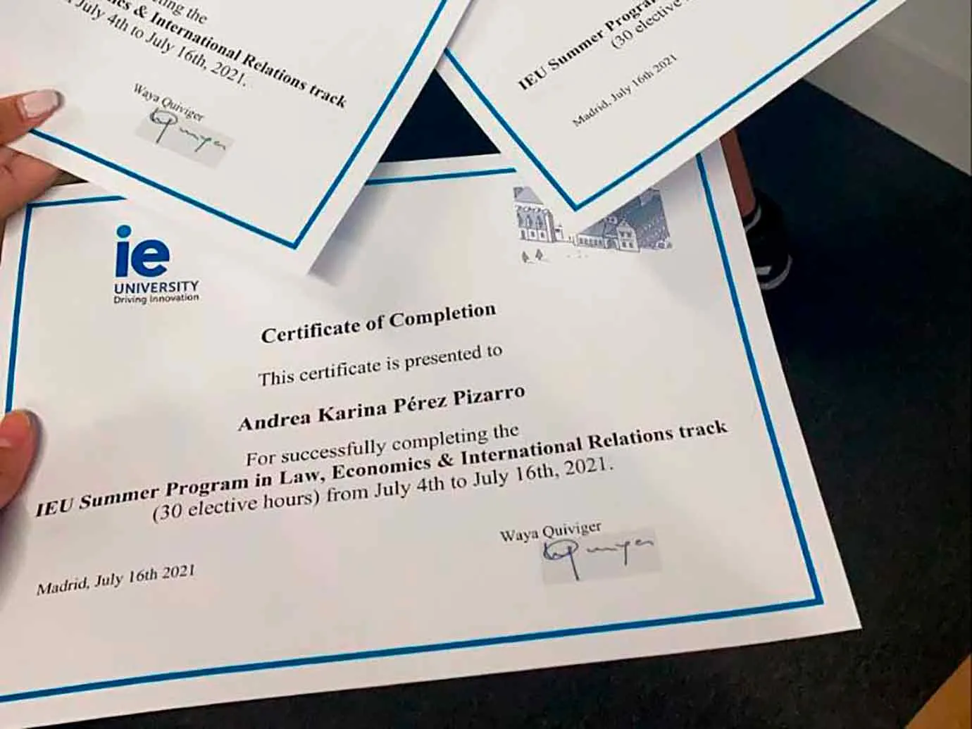 Alumna de PrepaTec Guadalajara gan&oacute; beca para programa de verano en IE Univesity, en Espa&ntilde;a.