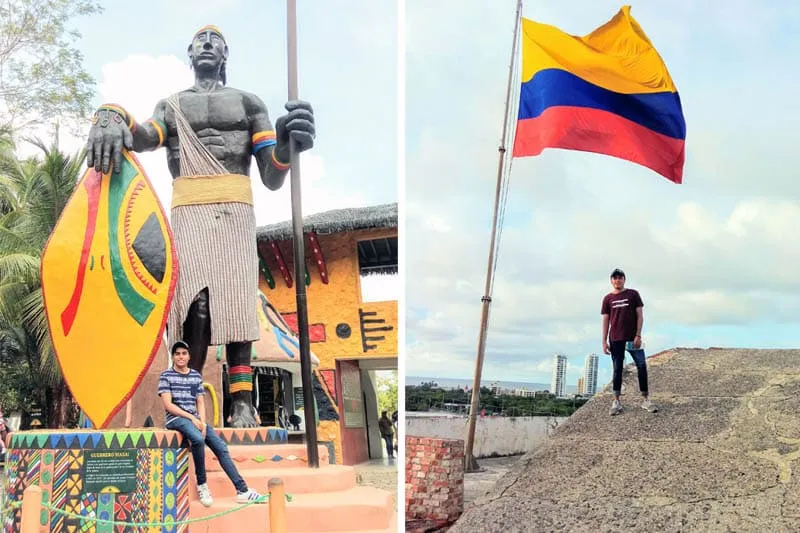 &Aacute;ngel Briones en Colombia