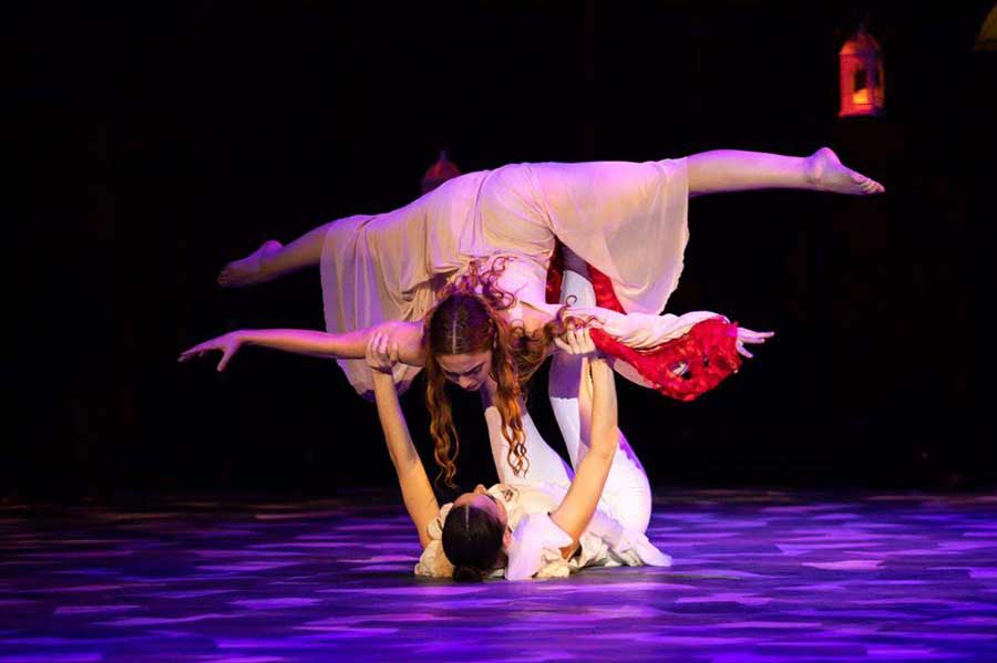 Ángela obtuvo el papel principal en el Dance Concert de Romeo y Julieta en el 2019