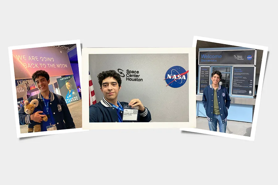 Leonardo G&aacute;mez en Congreso Espacial SEEC de la NASA