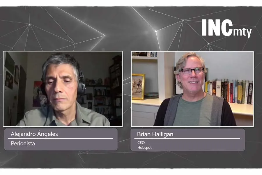 En la charla el experto tambi&eacute;n habl&oacute; sobre los inicios de Hubspot.