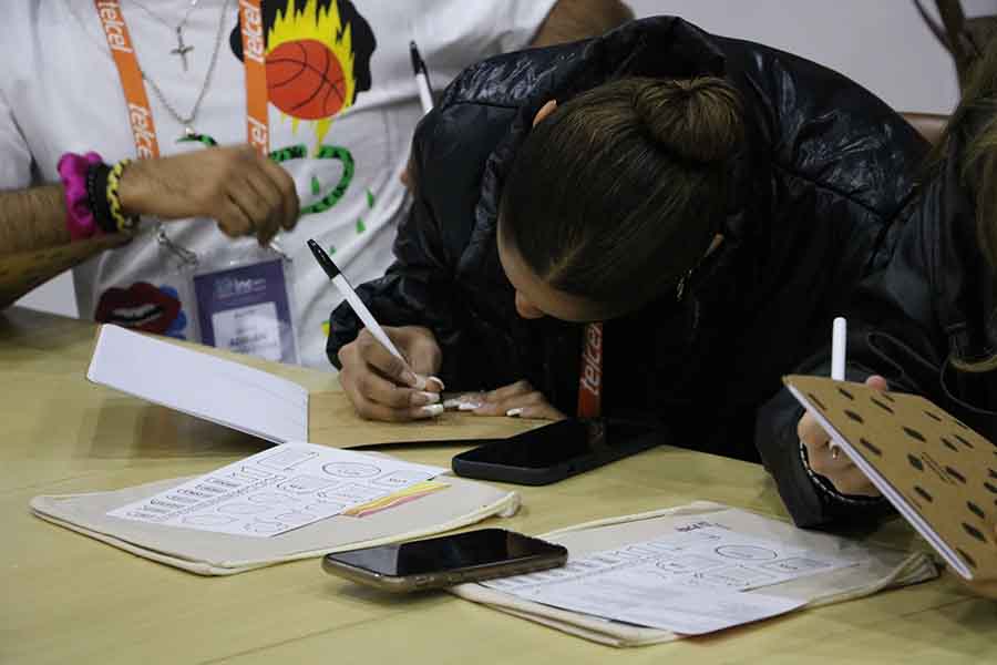 Taller de Bullet Journal llevado a cabo en INCmty 2022.