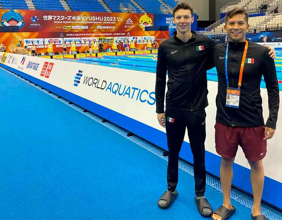 Dos egresados del Tec Guadalajara participaron en el campeonato mundial de nataci&oacute;n.