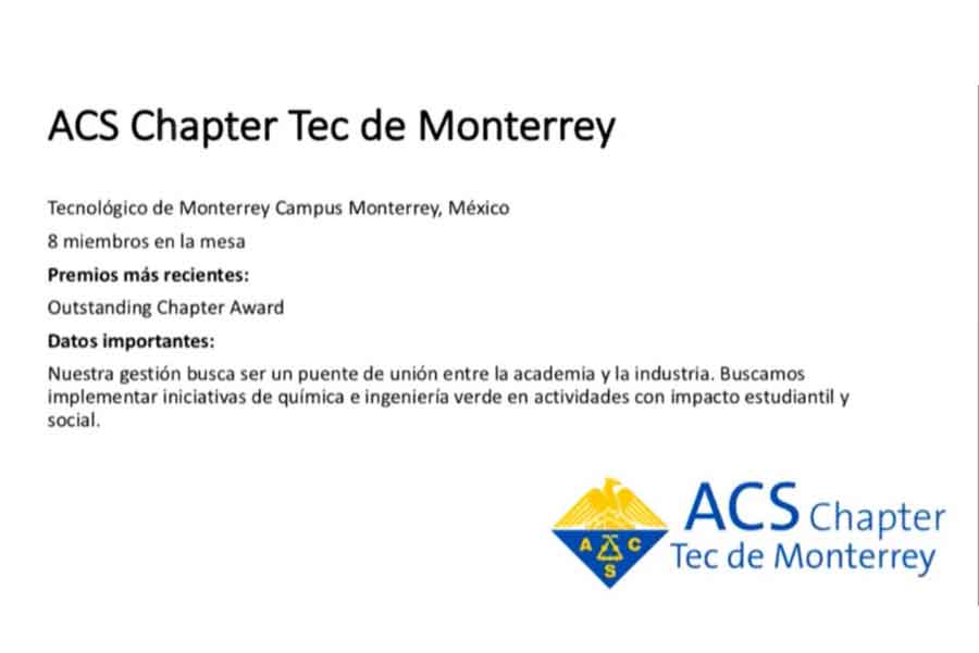 Chapter Qu&iacute;mica sin Fronteras Monterrey