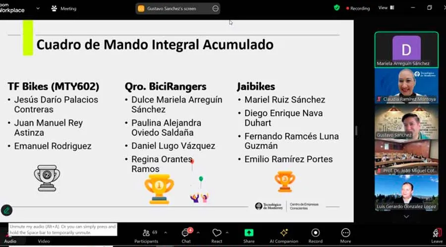 Estudiantes del Tec campus Quer&eacute;taro son primer lugar en concurso de simulaci&oacute;n de casos sustentables