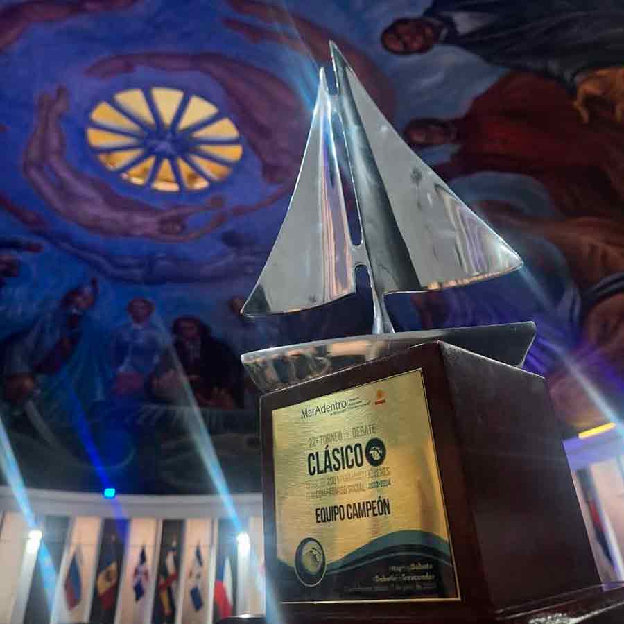 Concurso debate mar adentro, en el que triunf&oacute; la PrepaTec Guadalajara. 