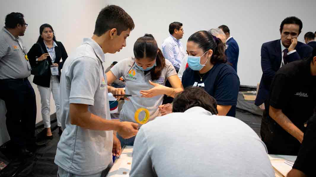 Concurso geomuros, que gan&oacute; el Tec Guadalajara.