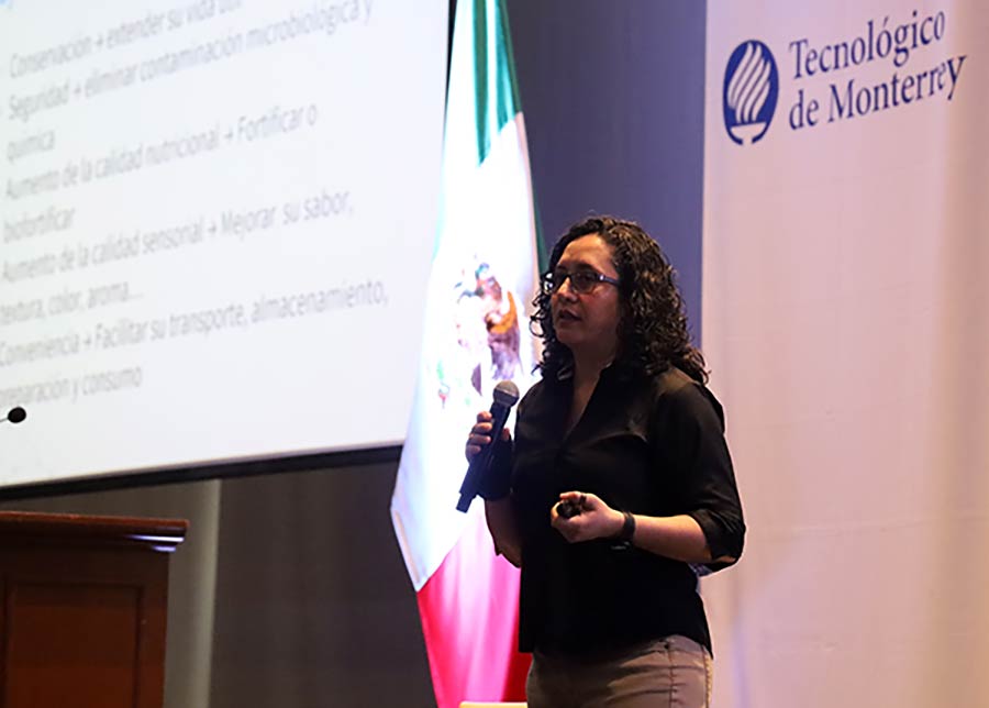 Tecnolog&iacute;a para procesamiento de alimentos, en el congreso de biotecnolog&iacute;a del Tec Guadalajara. 