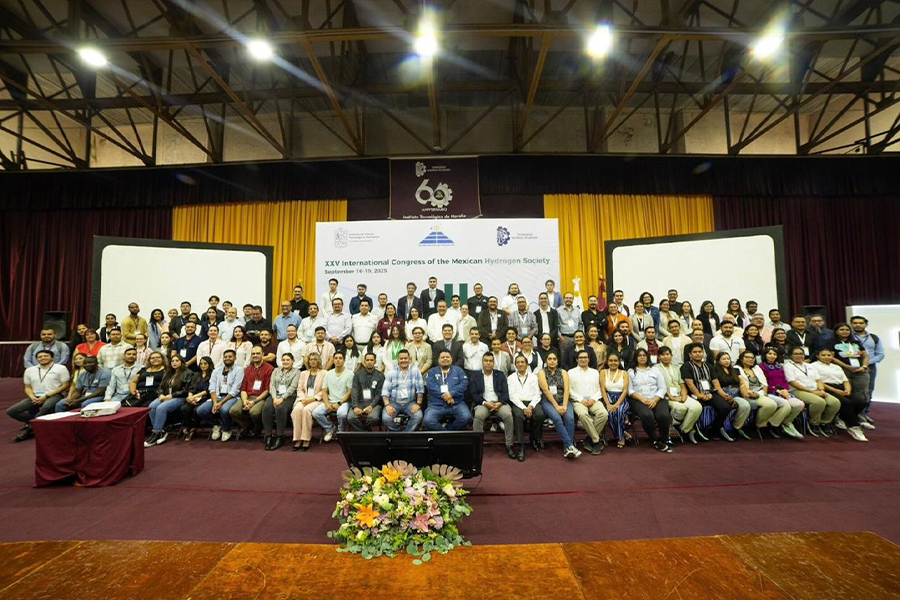 nvestigadores y profesionales reunidos en el XXV Congreso Internacional de la Sociedad Mexicana del Hidr&oacute;geno en Morelia.