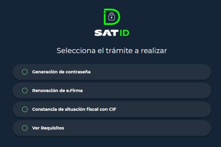 En el portal SAT ID puedes tramitar su Constancia de Situación Fiscal, sin necesidad de tu firma electrónica