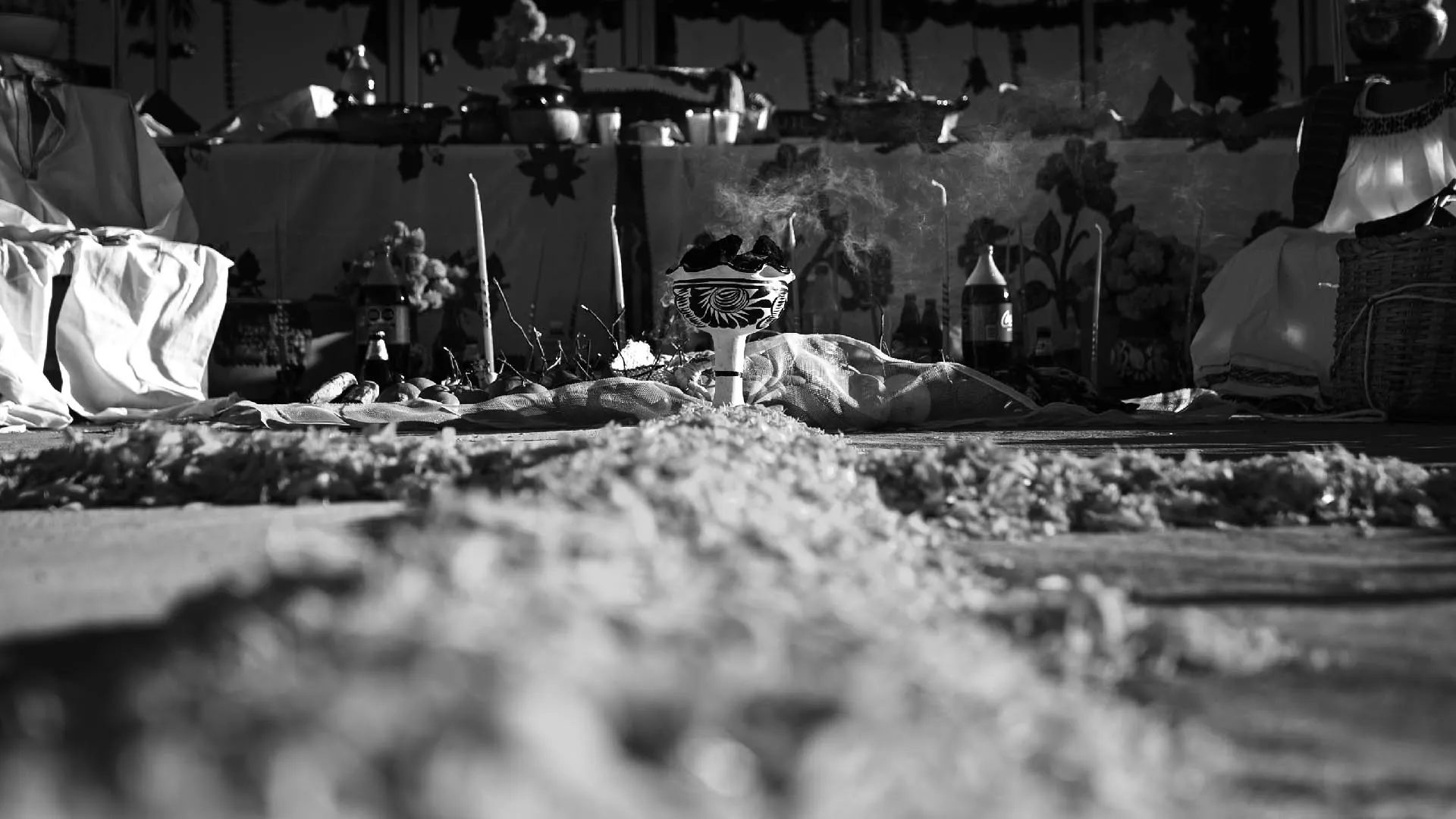 Copal y decoraci&oacute;n para la celebraci&oacute;n
