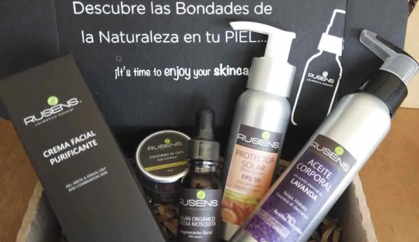 Productos de cosm&eacute;tica natural