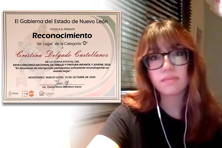 Alumna Cristina Delgado, PrepaTec Eugenio Garza Lag&uuml;era