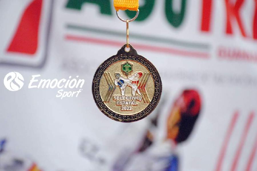 La medalla de tercer lugar que obtuvo Dafne.