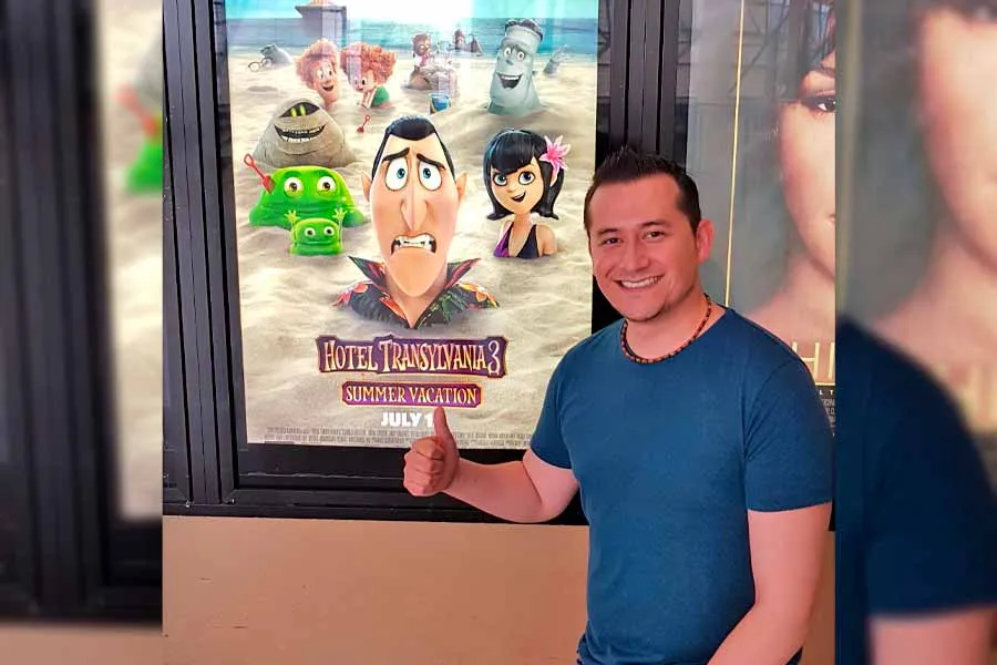 La primera pel&iacute;cula en la que trabaj&oacute; Daniel para Sony Pictures Imageworks fue Hotel Transylvania 3