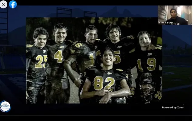 Isaac mostr&oacute; mostr&oacute; algunos de los momentos de su carrera deportiva.