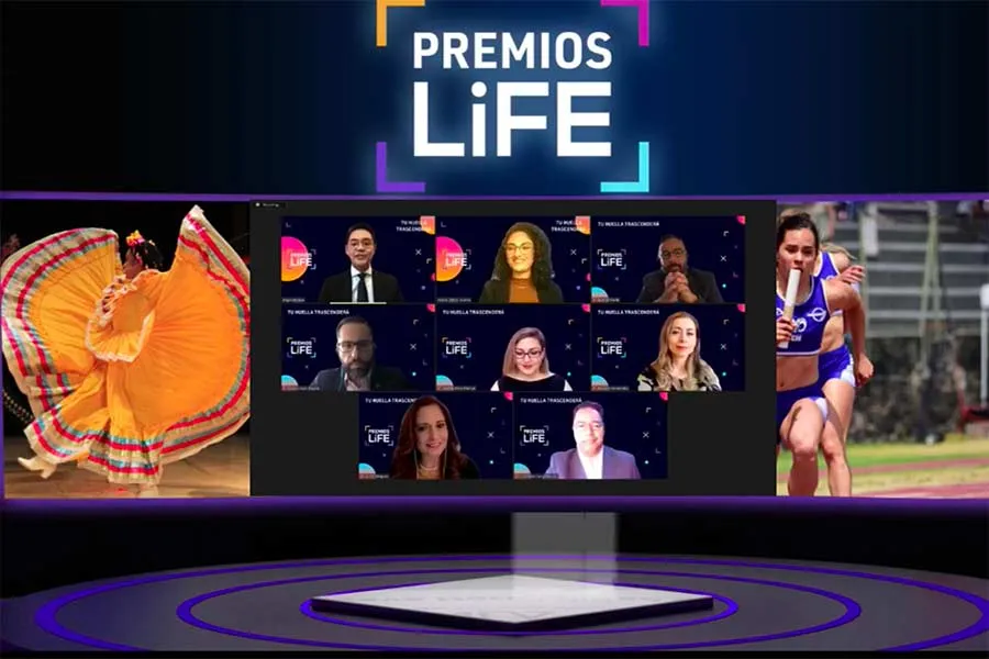 Directivos del Tec Ciudad de M&eacute;xico, durante los premios LiFE