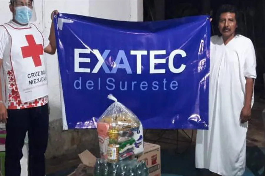 Donaci&oacute;n de despensa en la Selva Lacandona