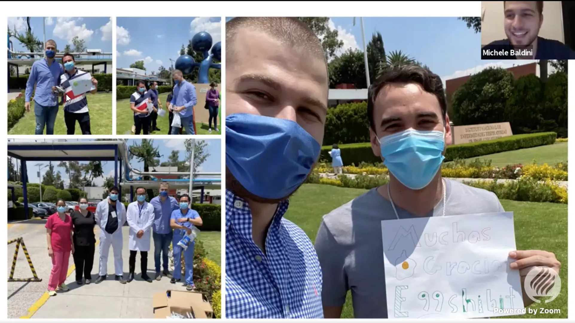 Entrega de equipo de protecci&oacute;n en INER.