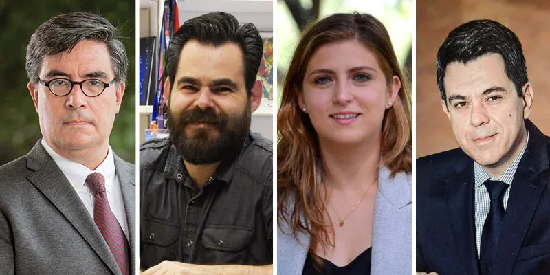 Decano y Profesores de Escuela de Arquitectura, Arte y Dise&ntilde;o