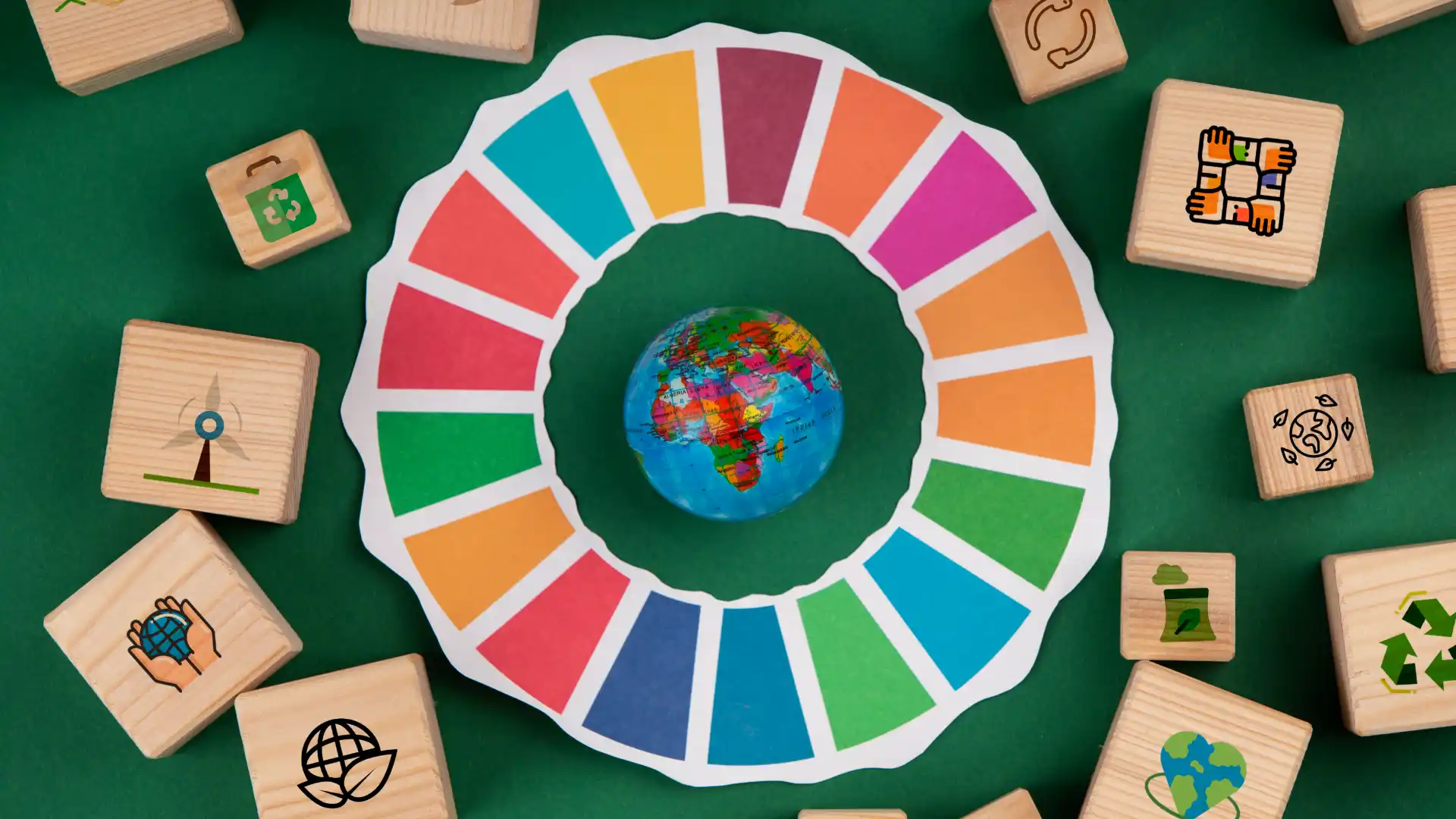 Gr&aacute;fico de econom&iacute;a circular y ecolog&iacute;a