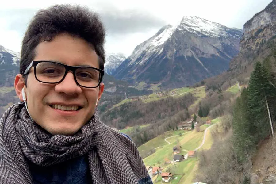 Joaqu&iacute;n Cerda en Suiza.